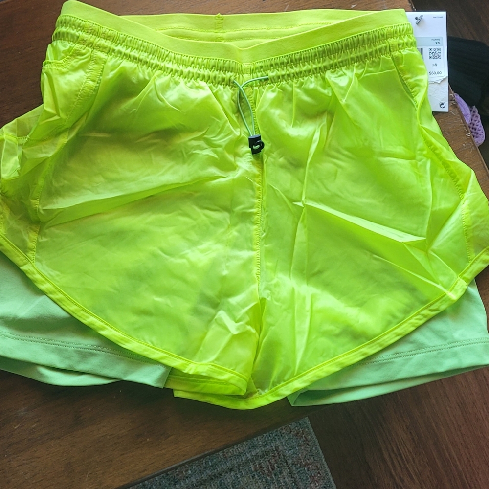 Nike Running Shorts With Compression Shorts Underneath